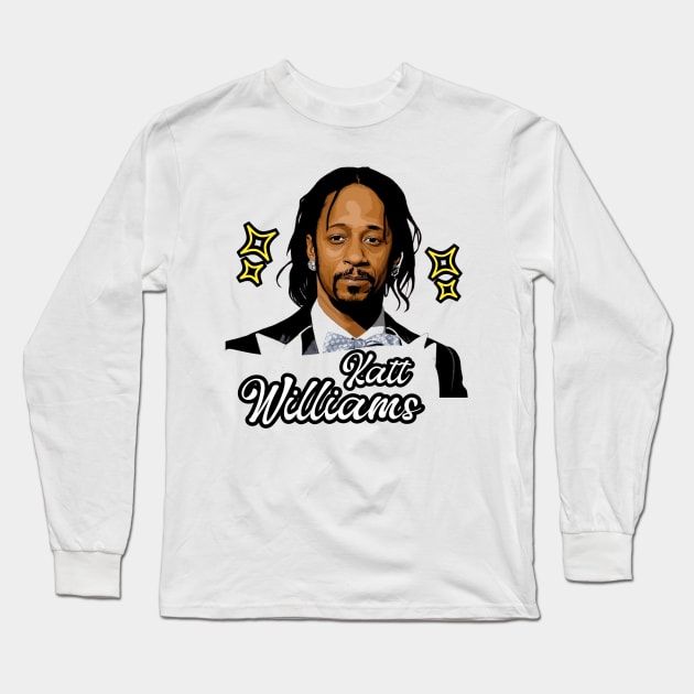 Katt Williams. T-shirt, Mug,Hoodie, wall art, Long Sleeve T-Shirt by Farhan S